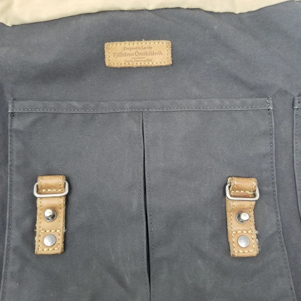 Fjallraven Rucksack No.21 Medium Wax Canvas G-1000 Backpack Brown - Picture 13 of 16